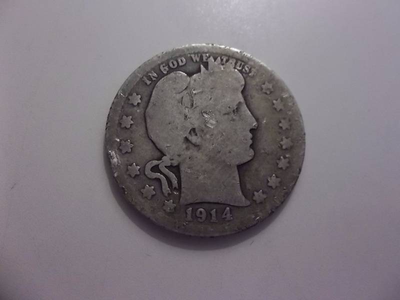 1914 D Barber Quarter