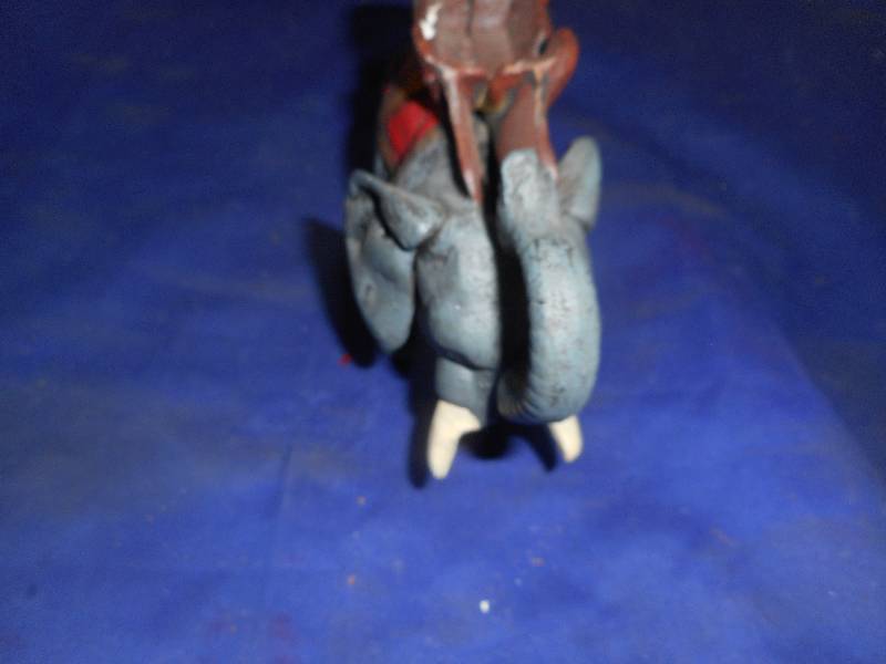 ANTIQUE CAST IRON ELEPHANT BANK