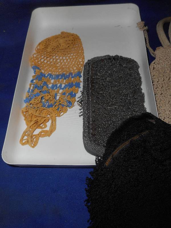 4 ANTIQUE PURSES