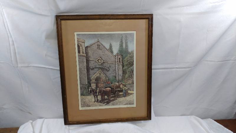 lot 61 image: Print of Paul Masson Chateau