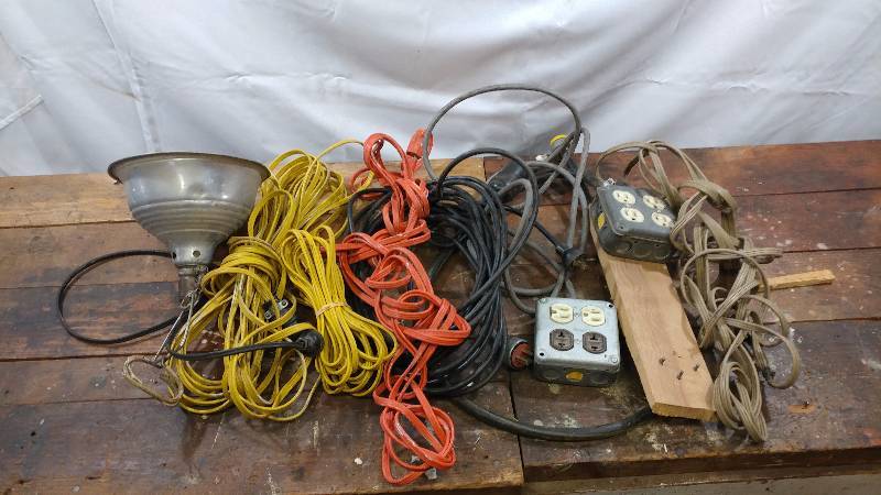 lot 15 image: Extension Cords and ect.