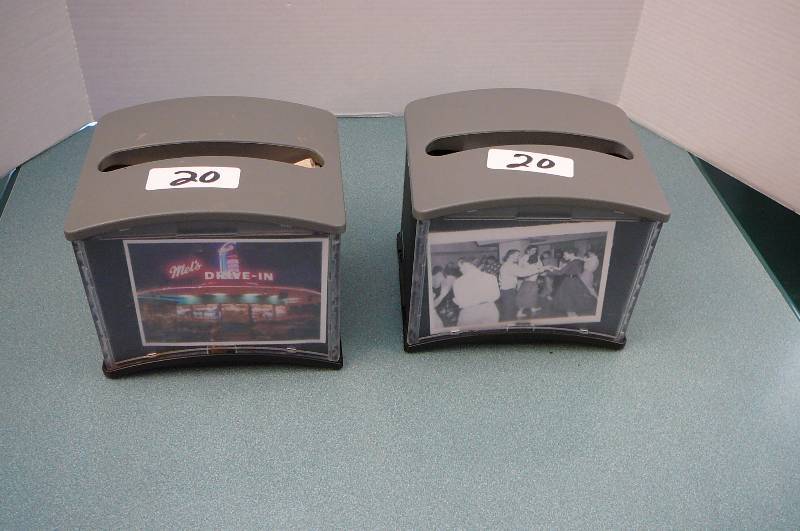 2-Napkin Dispensers insert your own picturesLogo