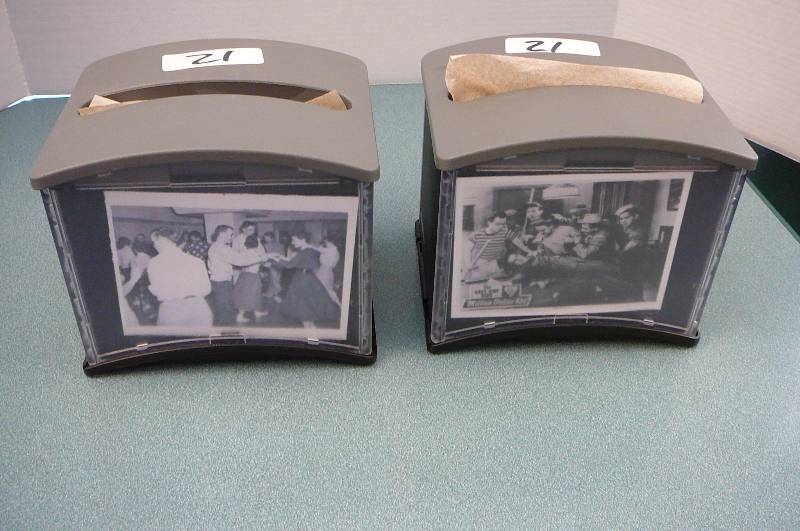 2-Napkin Dispensers insert your own picturesLogo