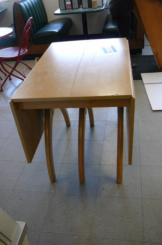 Drop Down Dining Table