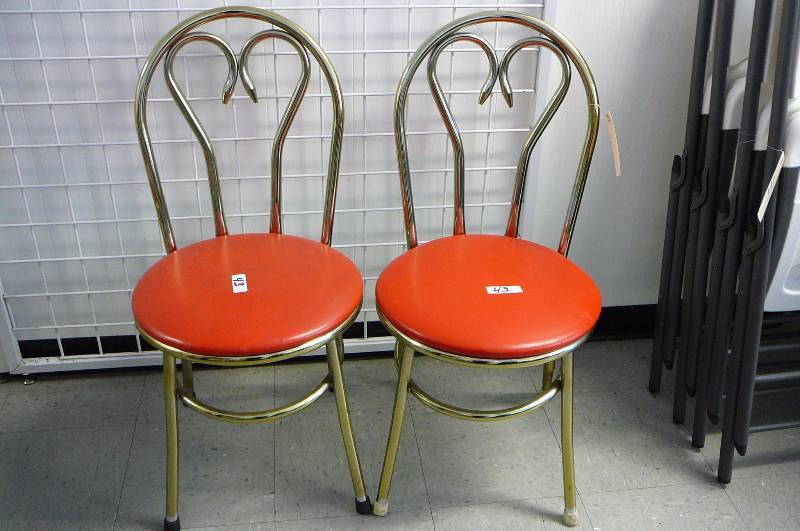 2- Swan Back Chairs