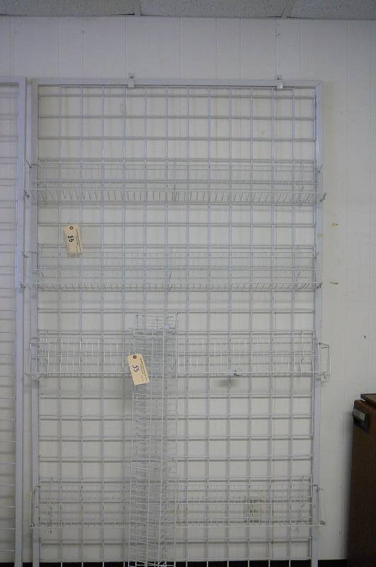 Grid wall Panel & Shelves