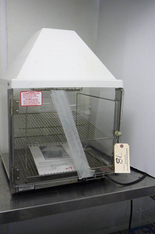 Food Warmer with Manuel Rack included Wisco 25 T X 17 12 L X 18 14 W Model 690  Serial 4514