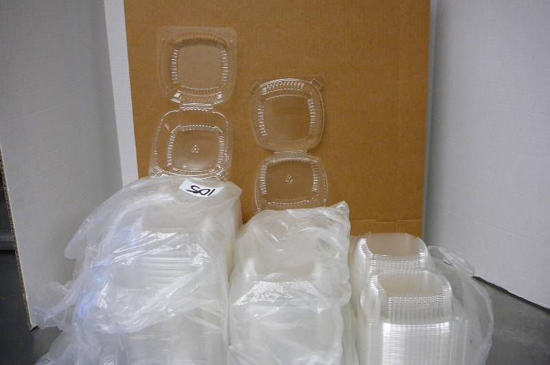 Hinged Plastic Food Container