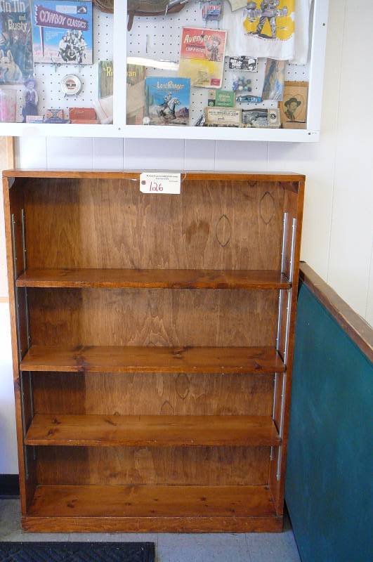 Wooden Shelf with adjustable shelves 4h x 3w x 7 12d