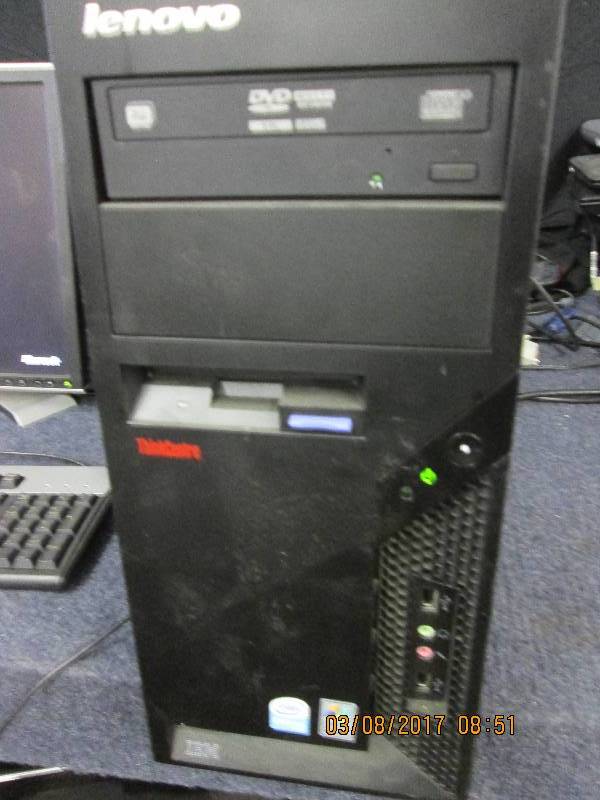 lot 6 image: lenovo computer tower boots to wind...
