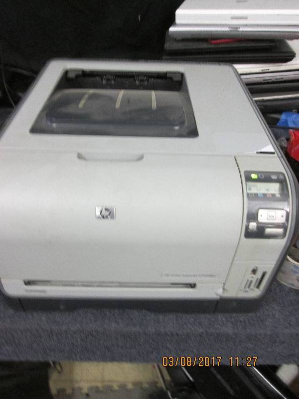 lot 27 image: hp color lasaer jet cp1518ni printe...