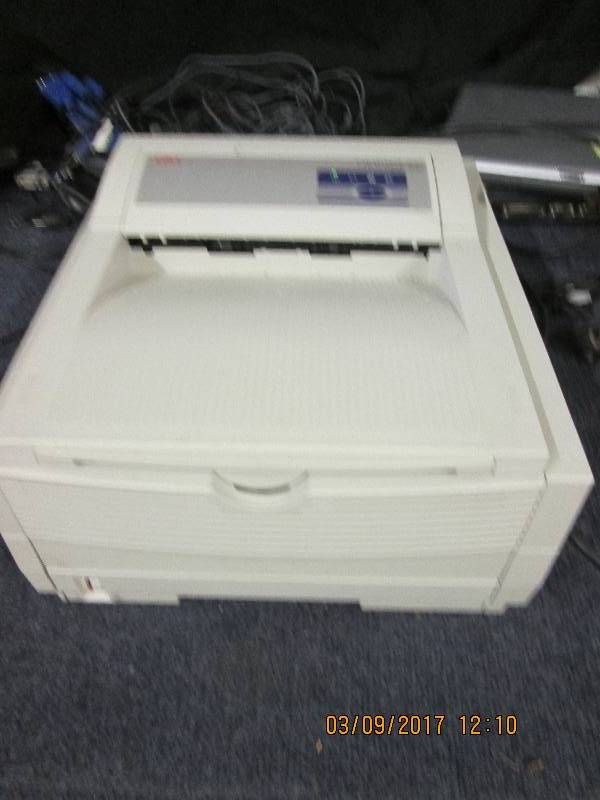 lot 62 image: oki digital LED printer powers on ...