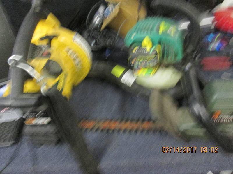 lot 76 image: 2 gas blowers seem to have compress...