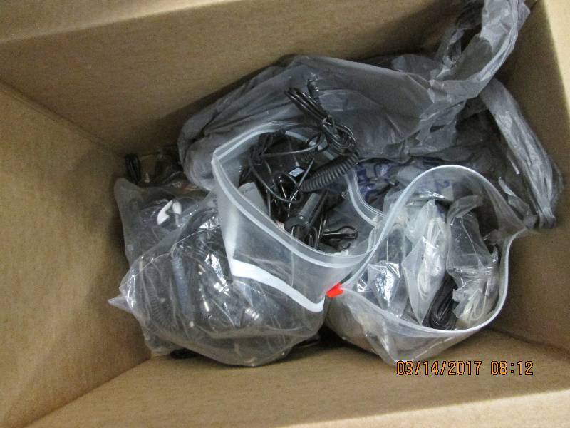 lot 79 image: box of cords and other misc ...