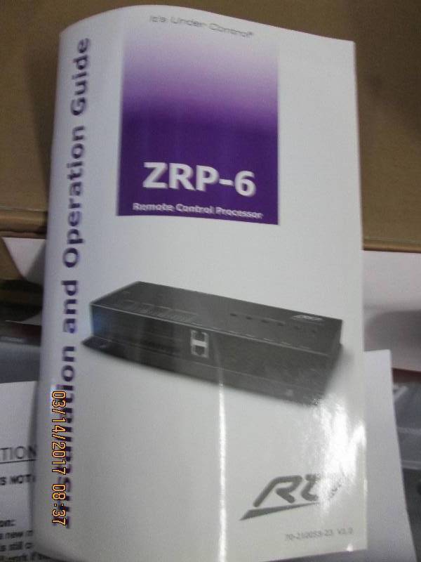 lot 81 image: RTI zrp-6 remote control processor ...