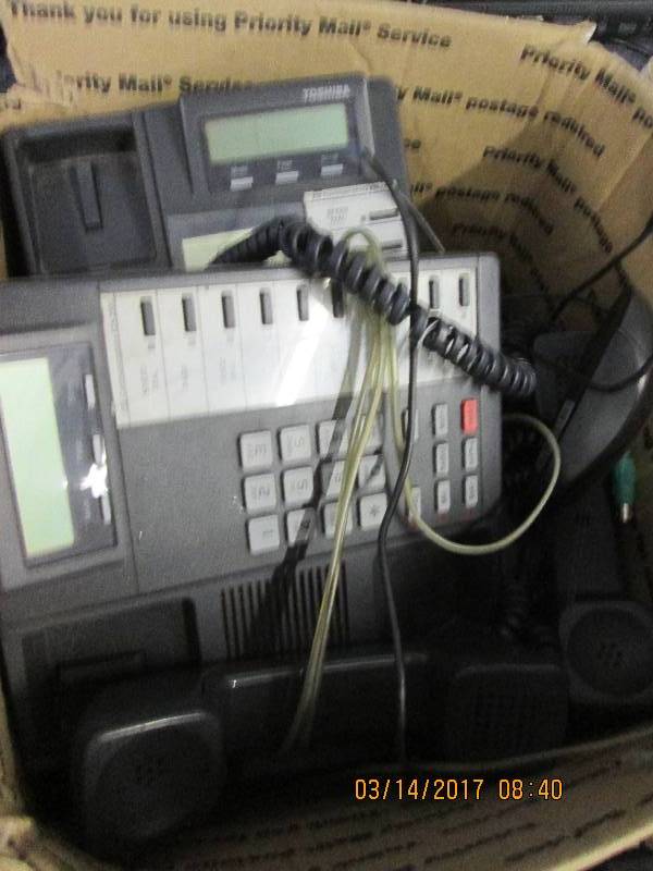 lot 82 image: toshiba telephone system ...