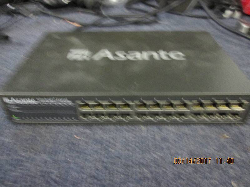 lot 92 image: asante friendly net fs4124r 24-port...