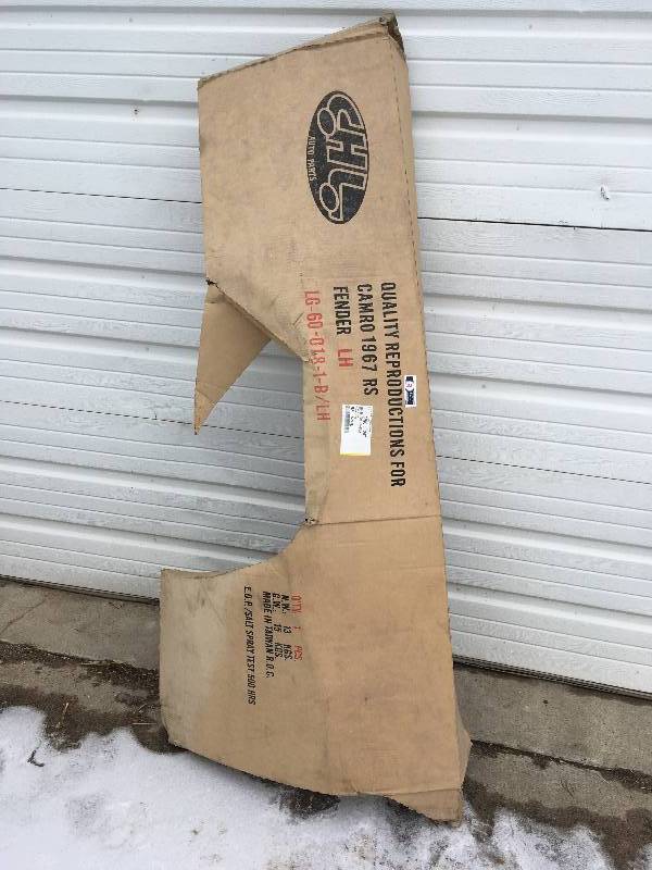 New in Box 1967 Camro Fender