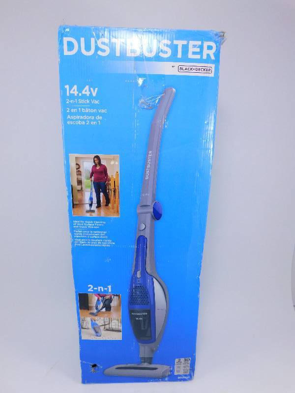 lot 25 image: Dustbuster 14.4v 2-In-1 Cordless Stick Vaccum by BlackDecker