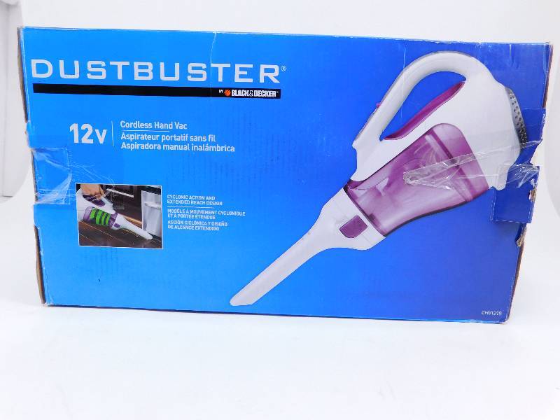 lot 26 image: Black  Decker 12V Cordless Dustbuster Hand Vacuum