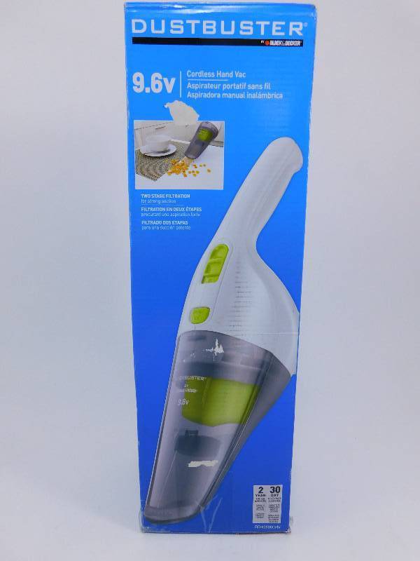 lot 27 image: Dustbuster 9.6v Cordless Hand Vacuum BlackDecker