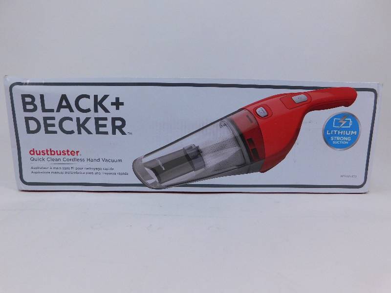 lot 28 image: Black  Decker Quick Clean Cordless Lithium Hand Vacuum
