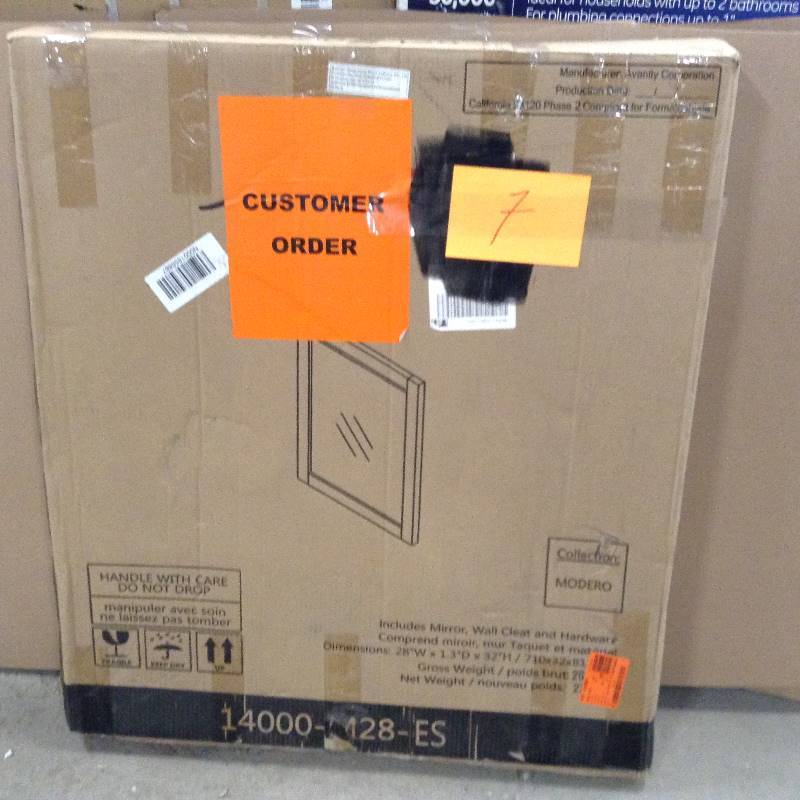 Avanity Modero 28 in. W x 32 in. L Freestanding Mirror in Espresso New