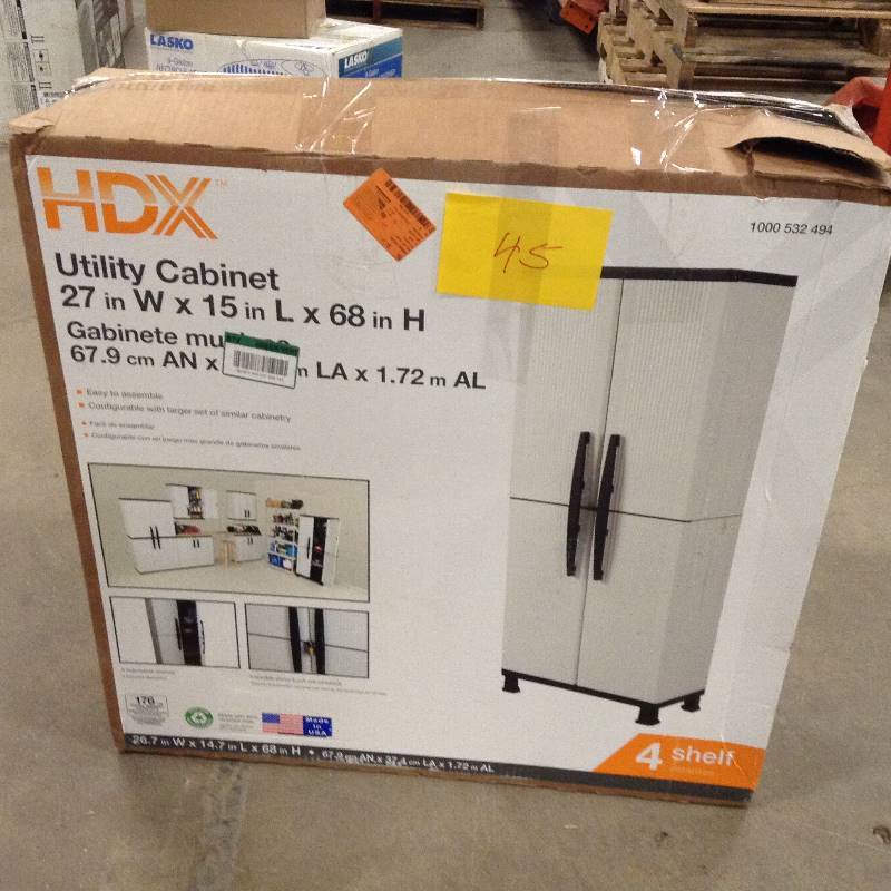 HDX Utility Cabinet 27 in x 15 in x 68 in