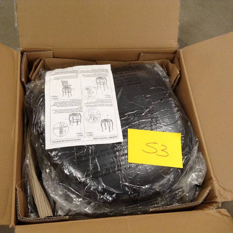 Classic 30 in. Dark Brown Swivel Cushioned Bar Stool New