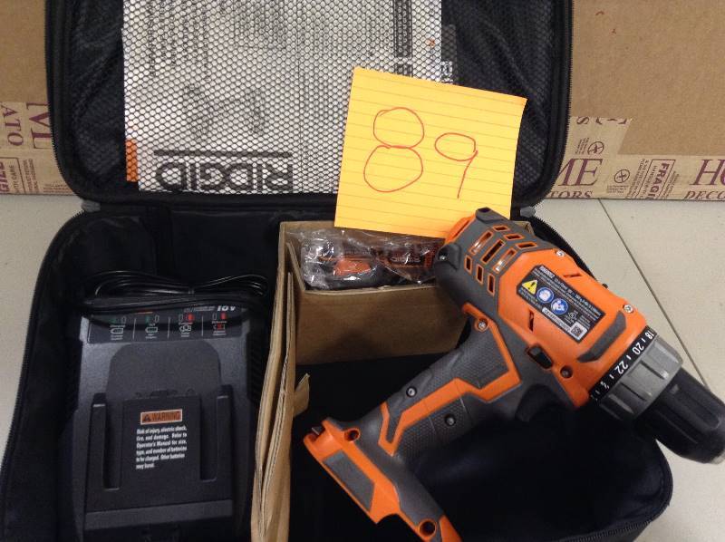 Ridgid R860052 18v Cordless Drill Power Tool not used
