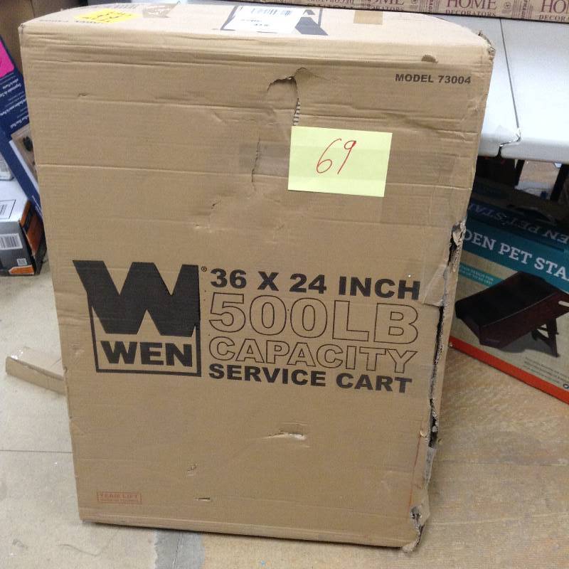 WEN 73002 500-Pound Capacity Service Cart