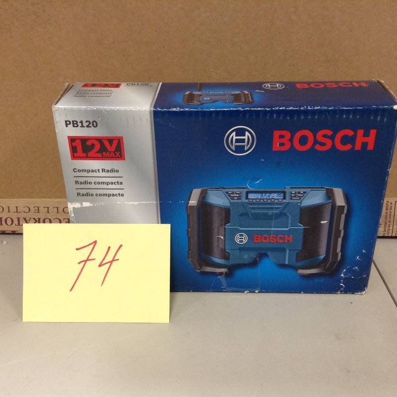 Bosch 12V Compact Jobsite Radio PB120 Never used