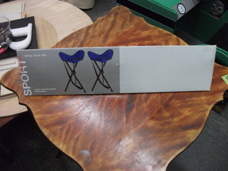 lot 18 image: Set Of  2 Sport Camp Stools