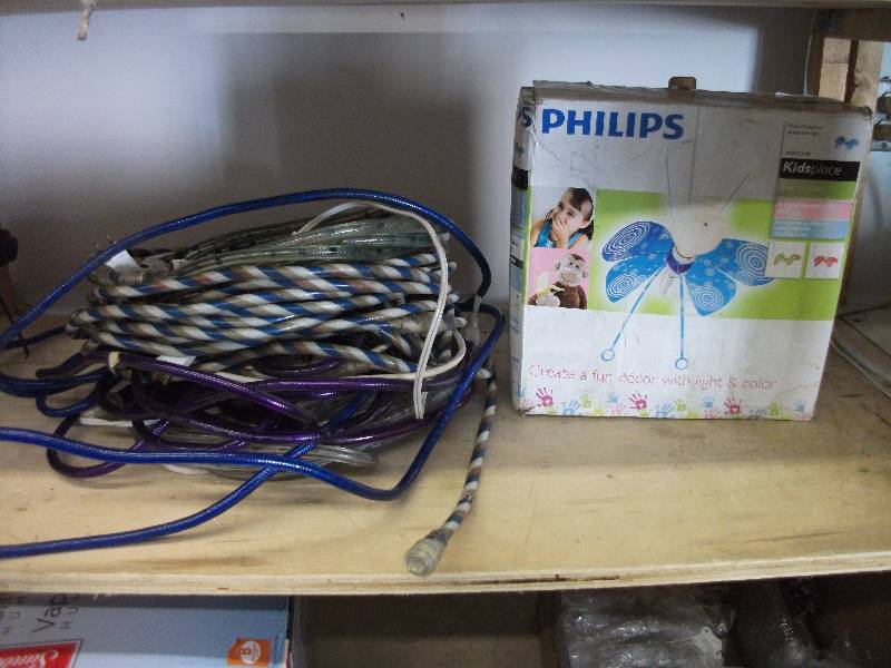 lot 31 image: Lot Of Rope Lights & New Kids Room Floorlamp