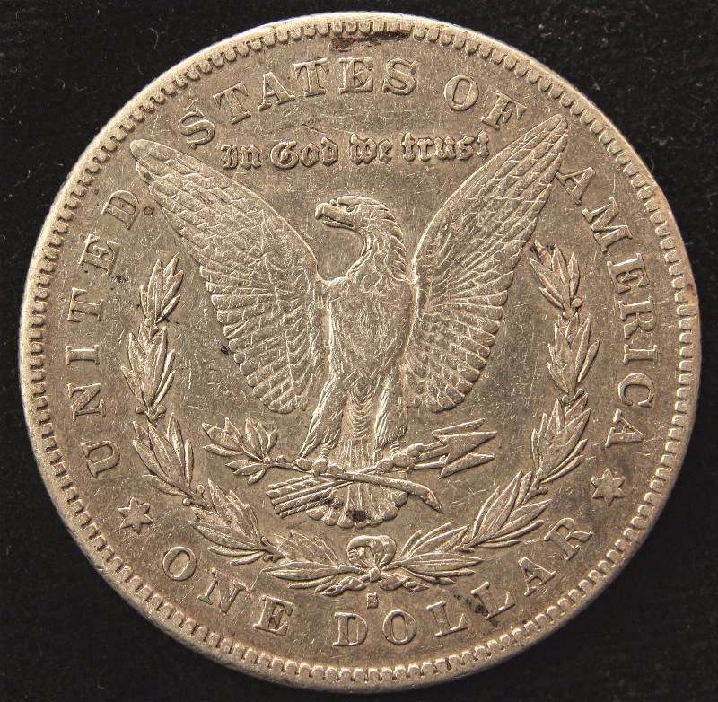 1878-S MORGAN SILVER DOLLAR AU