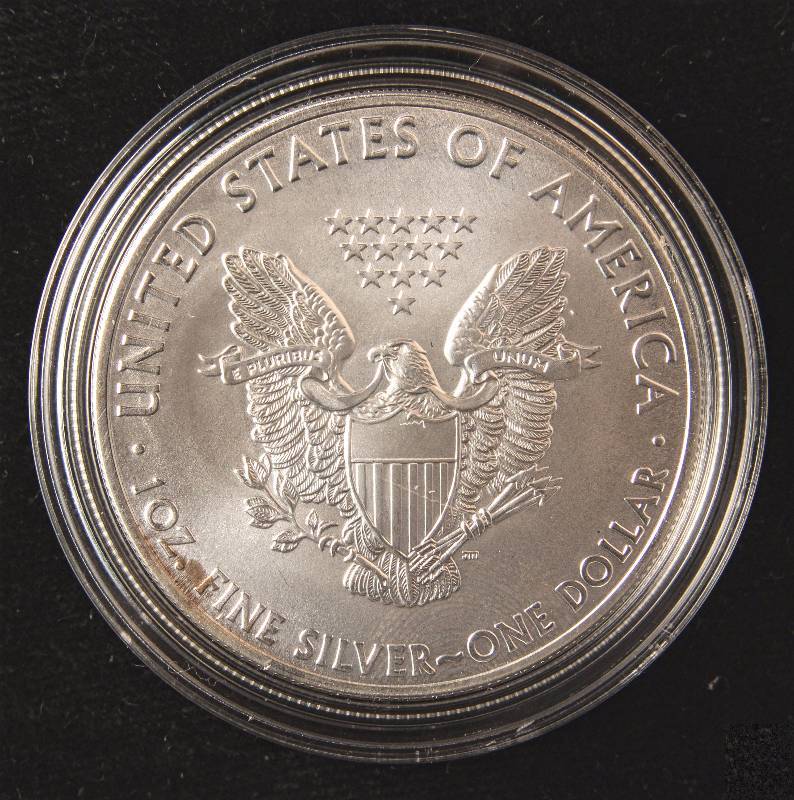 2013 AMERICAN SILVER EAGLE 1 TROY OZ. .999 FINE SILVER DOLLAR IN AIRTITE CAPSULE