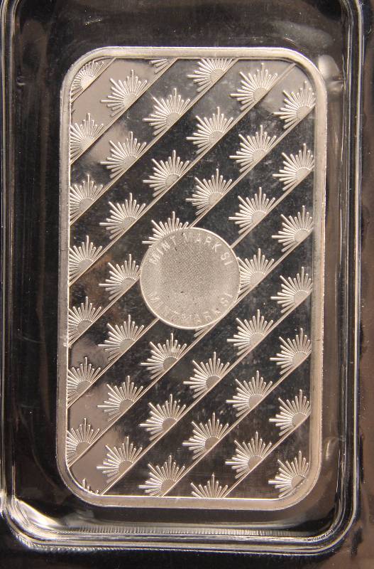 1 TROY OZ. .999 FINE SILVER BAR SUNSHINE MINTING SEALED