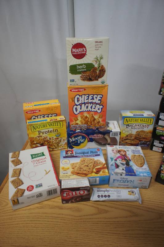 lot 153 image: Large Lot of Assorted Snacks - All Items Expired In 2016 -