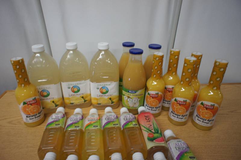 lot 155 image: Large Lot of Assorted Juices - All Items Expired In 2016 -