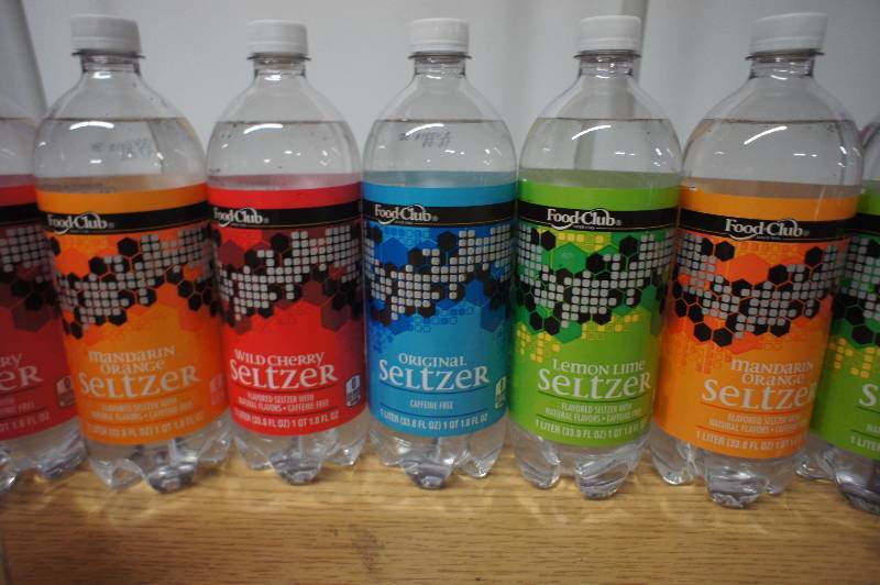 lot 188 image: Large Lot of Assorted Bottles of Seltzer Water and Sparkling Water - All Items Expired In 2016 -