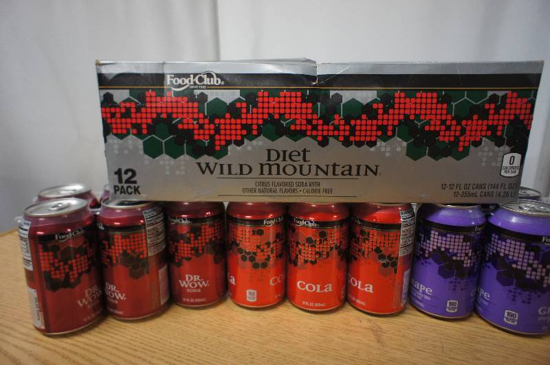 lot 190 image: Large Lot of Assorted Sodas  - All Items Expired In 2016 -