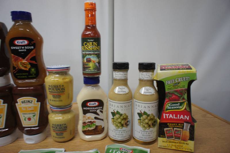 lot 213 image: Large Lot of Assorted Condiments - All Items Expired In 2016 -
