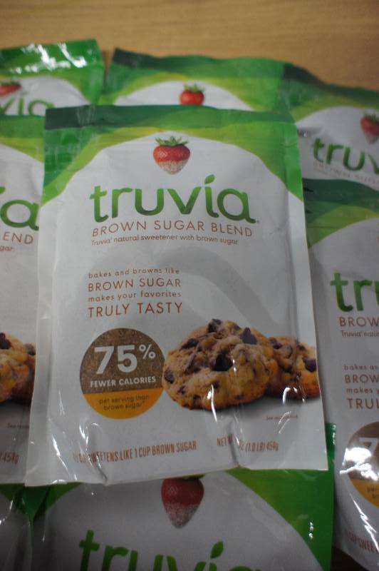 lot 215 image: Large Lot of Truvia Brown Sugar Blend - Bakes and Browns Like Brown Sugar - All Items Expired In 2016 -