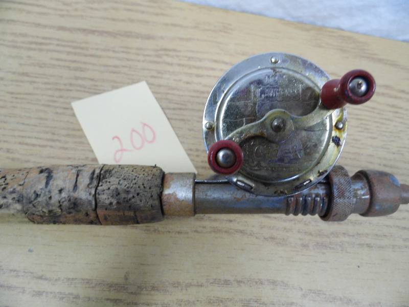 lot 200 image: Pole w Lawrence Reel