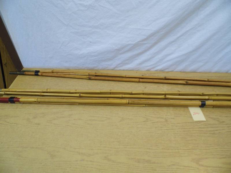 lot 226 image: Bamboo Fishing Poles