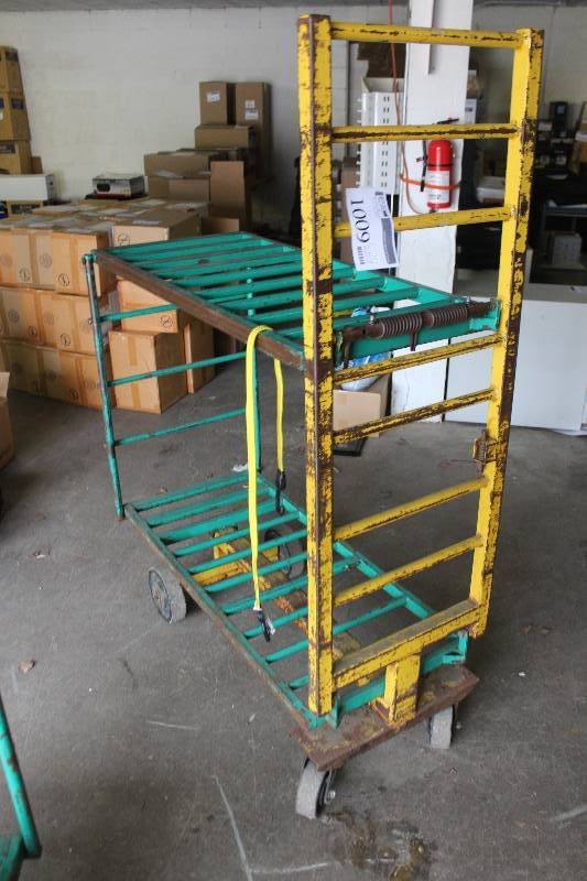 2-Shelf 4-Wheel Industrial Metal Cart