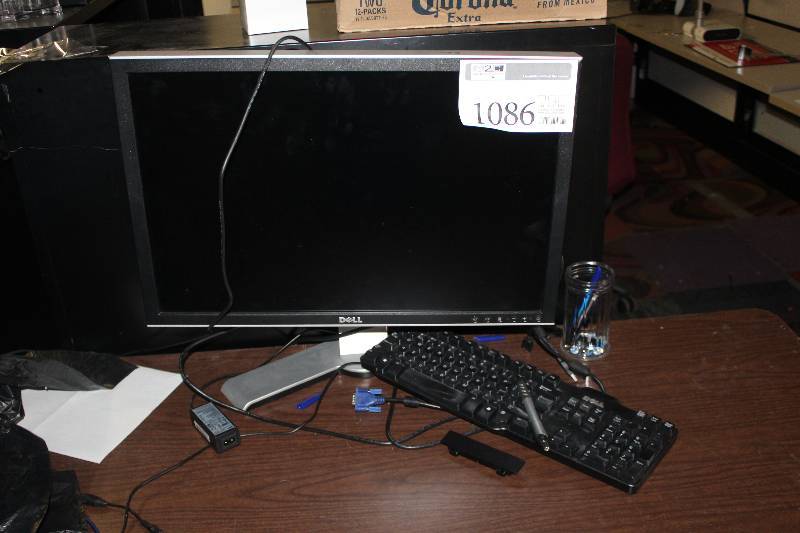 Dell Computer Monitor, Keyboard