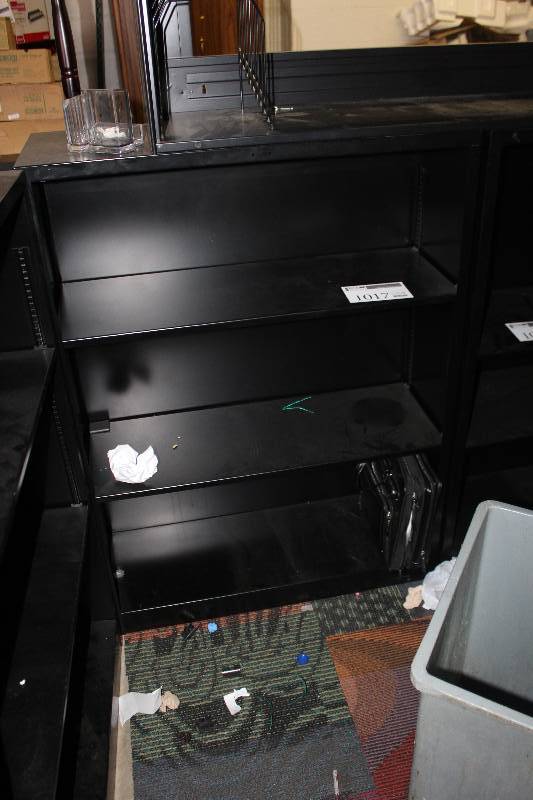 3-Shelf Metal Bookcase