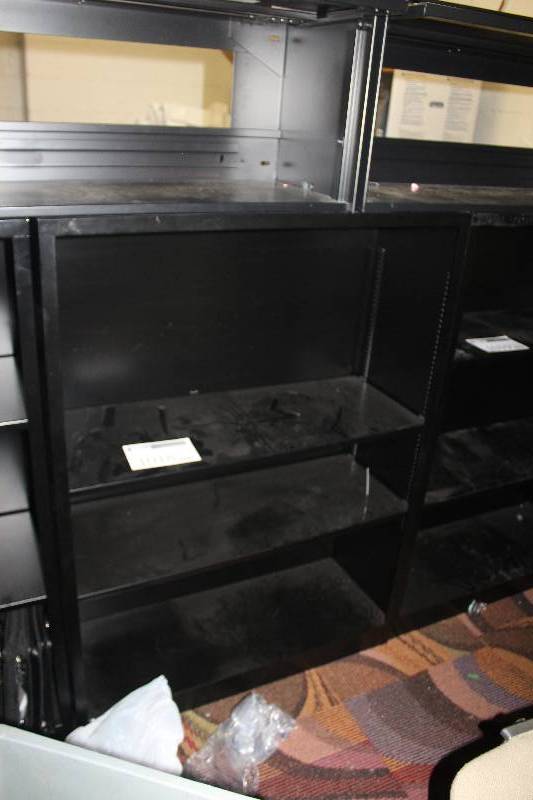 3-Shelf Metal Bookcase