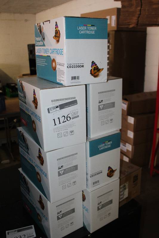 Lot of (7) Boxes of Laser Toner Printer Cartridges